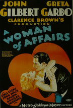 A Woman of Affairs - John Gilbert / Greta Garbo  - Movie Poster - Framed... - $32.50