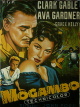 Mogambo - (1) - Clark Gable / Ava Gardner / Grace Kelly  - Movie Poster - Framed - £25.40 GBP
