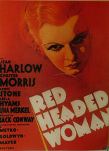 Red-headed Woman - Jean Harlow / Chester Morris  - Movie Poster - Framed... - $32.50