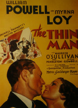 The Thin Man - Willaim Powell / Myrna loy  - Movie Poster - Framed Pictu... - £25.97 GBP