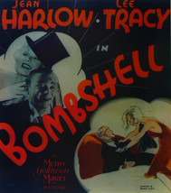 Bombshell - Jean Harlow / Lee Tracy  - Movie Poster - Framed Picture 11&quot;... - £25.97 GBP