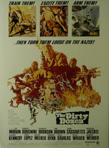 The Dirty Dozen - (1) - Lee Marvin / Ernest Borgnine / Charles Bronson / Jim Bro - £25.97 GBP