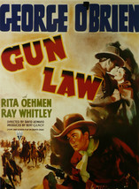 Gun Law - George O'Brien / Rita Oehmen  - Movie Poster - Framed Picture 11"x14"  - $32.50