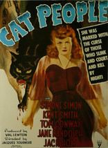 Cat People - Simone Simon / Kent Smith  - Movie Poster - Framed Picture ... - £25.83 GBP