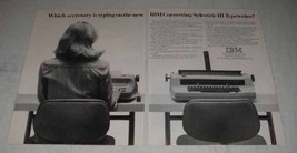 1980 2-pg IBM Correcting Selectric III Typewriter Ad - $18.49