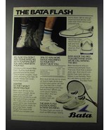 1980 Bata Flash Tennis Shoe Ad - £14.76 GBP