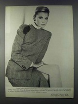 1980 Barney's, New York Armani Ad - Herringbone Jacket - $18.49