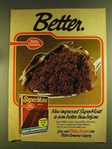 1980 Betty Crocker SuperMoist Cake Mix Ad - Better - £14.54 GBP