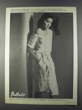 1980 Bullock&#39;s Calvin Klein Floral T-Shirt &amp; Skirt Ad - $18.49