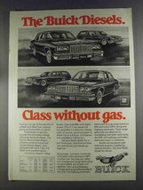 1980 Buick Diesel Car Ad - Electra, LeSabre, Wagon - £14.55 GBP