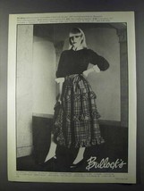 1980 Bullock&#39;s Bill Blass Blassport Ad - Skirt, Shirt  - £14.50 GBP
