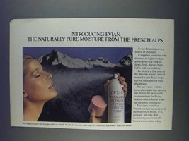 1980 Evian Brumisateur Atomizer Ad - Naturally Pure - £14.48 GBP