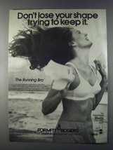 1980 Formfit Rogers Running Bra Ad - Don&#39;t Lose Shape - £14.78 GBP