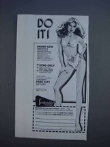 1980 Frederick&#39;s of Hollywood Lingerie Ad - Do It! - £14.72 GBP