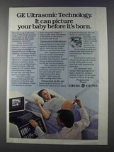 1980 General Electric Ultrasonic Technology Ad - Your Baby - £14.50 GBP