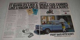 1980 International Harvester Scout Ad - It Handles - £14.44 GBP