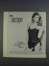 1980 Janet Reger Lingerie Ad - World&#39;s Most Beautiful - £13.82 GBP