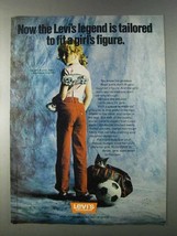 1980 Levi's Youthwear Girls Jeans Ad - A Girl's Figure - $18.49