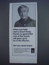 1980 Boy Scouts Ad - Jimmy Stewart - Start a Troop - £14.56 GBP