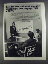 1980 New York Life Insurance Ad - Business Forecaster - £14.50 GBP