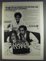 1980 New York Life Insurance Ad - Finance Retirement - £14.50 GBP