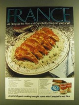 1980 Campbell&#39;s Soup Ad - Pork Chops Chasseur - $18.49