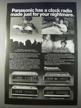 1980 Panasonic Clock Radio Ad - RC-65 RC-76 RC-95 - £14.53 GBP