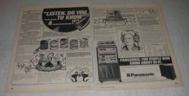 1980 Panasonic 2700 hi-fi system Ad - $18.49
