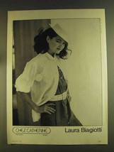 1980 Chez Catherine Laura Biagiotti Fashion Ad - £14.53 GBP
