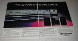 1980 Pioneer X-900 Hi-Fi System Ad - The Ultimate - $18.49