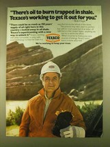 1980 Texaco Oil Ad - Bob Hope - Trapped in Shale - $18.49