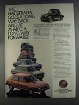 1980 Fiat Strada Ad - Goes a Long Way Back - $18.49