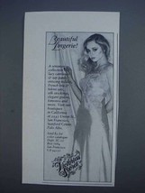1980 Victoria's Secret Lingerie Ad - $18.49