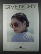 1980 Givenchy Eyewear Ad - $18.49