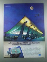 1981 American Express Card Ad - Travel Accident - £14.54 GBP