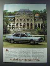 1981 Audi 5000 Turbo Ad - 50 Years Front-Wheel Drive - £14.50 GBP