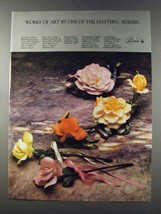 1981 Boehm Ad - Rose of Love, Ivory Bridal Rose - £14.78 GBP