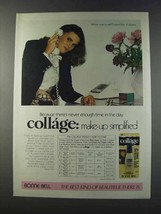 1981 Bonne Bell Collage Makeup Ad - Never Enough Time - $18.49