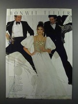 1981 Bonwit Teller Oscar de La Renta Dress Ad - £14.65 GBP