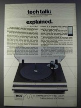 1980 JCPenney MCS Series 6800 Belt Drive Turntable Ad - $18.49