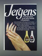 1980 Jergens Lotion Ad - It&#39;s Improved - £14.48 GBP