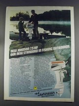 1980 Johnson Sea-Horse 7.5 Outboard Motor Ad - Standard - £14.53 GBP
