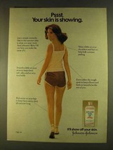 1980 Johnson&#39;s Baby Oil Ad - Psst. Your Skin is Showing - £14.54 GBP