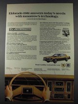 1981 Cadillac Eldorado Ad - Tomorrow's Technology - $18.49
