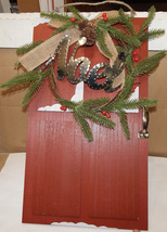 Christmas Door Hanging Signs You Choose Type Heavy Solid Wood 21&quot; x 12&quot; NIB 213M - £9.98 GBP