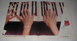 1980 L&#39;Oreal French Nail Accents Ad - Spirt of Chic - £14.78 GBP