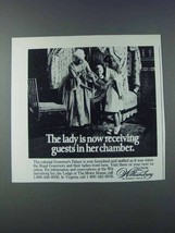 1981 Colonial Williamsburg, Virginia Ad - The Lady - £14.73 GBP