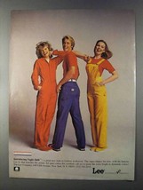 1980 Lee Night Shift Fashion Workwear Ad - $18.49