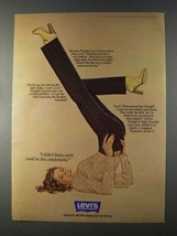 1980 Levi's Womenswear Straight Leg Corduroy Jeans Ad - $18.49