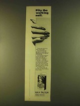 1980 Max Factor StrongHold Nail Wrap Kit Ad - Pity - $18.49